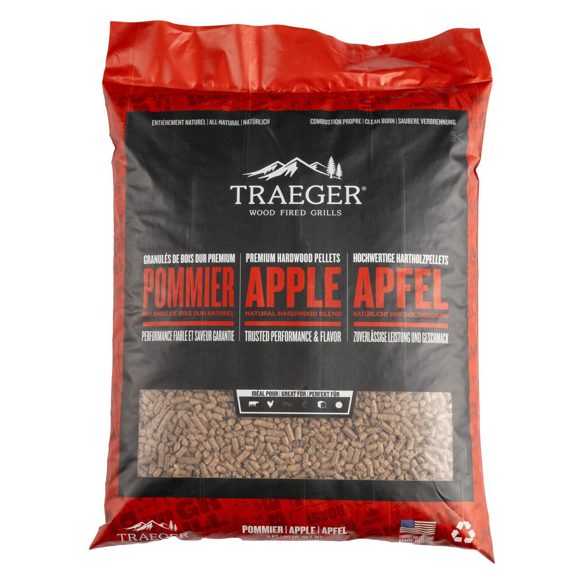 634868952227 1 Traeger Apple Pellets 9kg Bag.jpg
